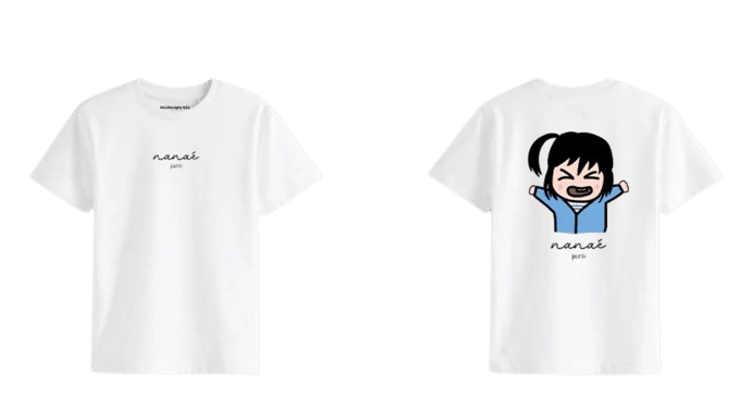 T-shirt blanc NanaéParis - Anaé est en colère