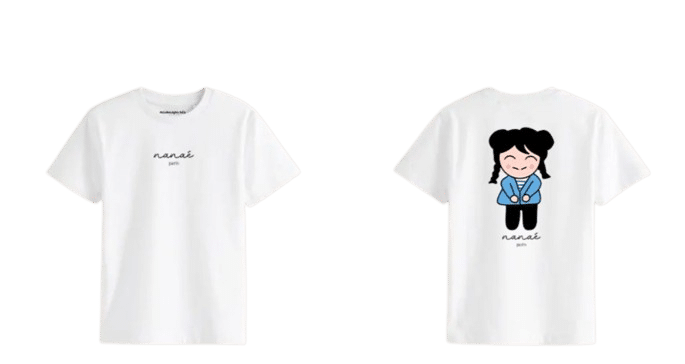 T-shirt blanc NanaéParis - Anaé est sage