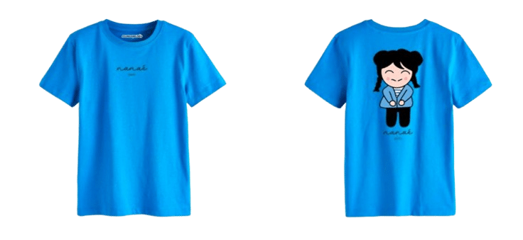 T-shirt bleu NanaéParis - Anaé est sage