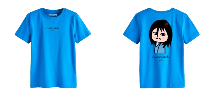 T-shirt bleu NanaéParis - Anaé en a marre